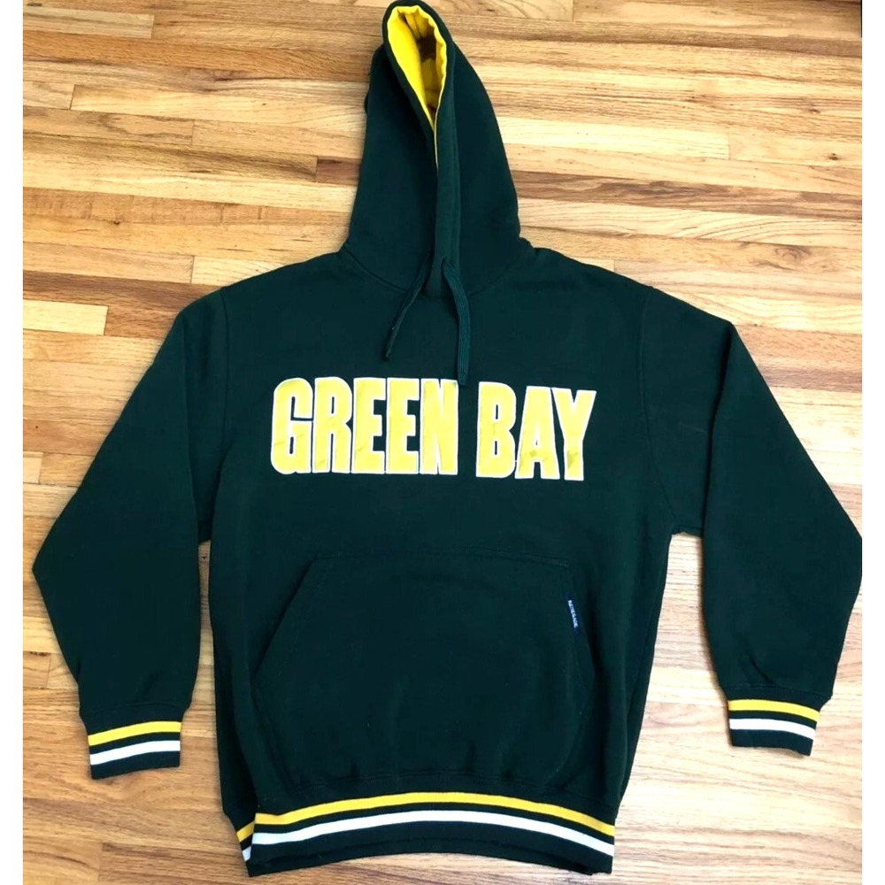 Renegade Hoodie Men's‎ M Green Bay Packer American Football Team Graphic